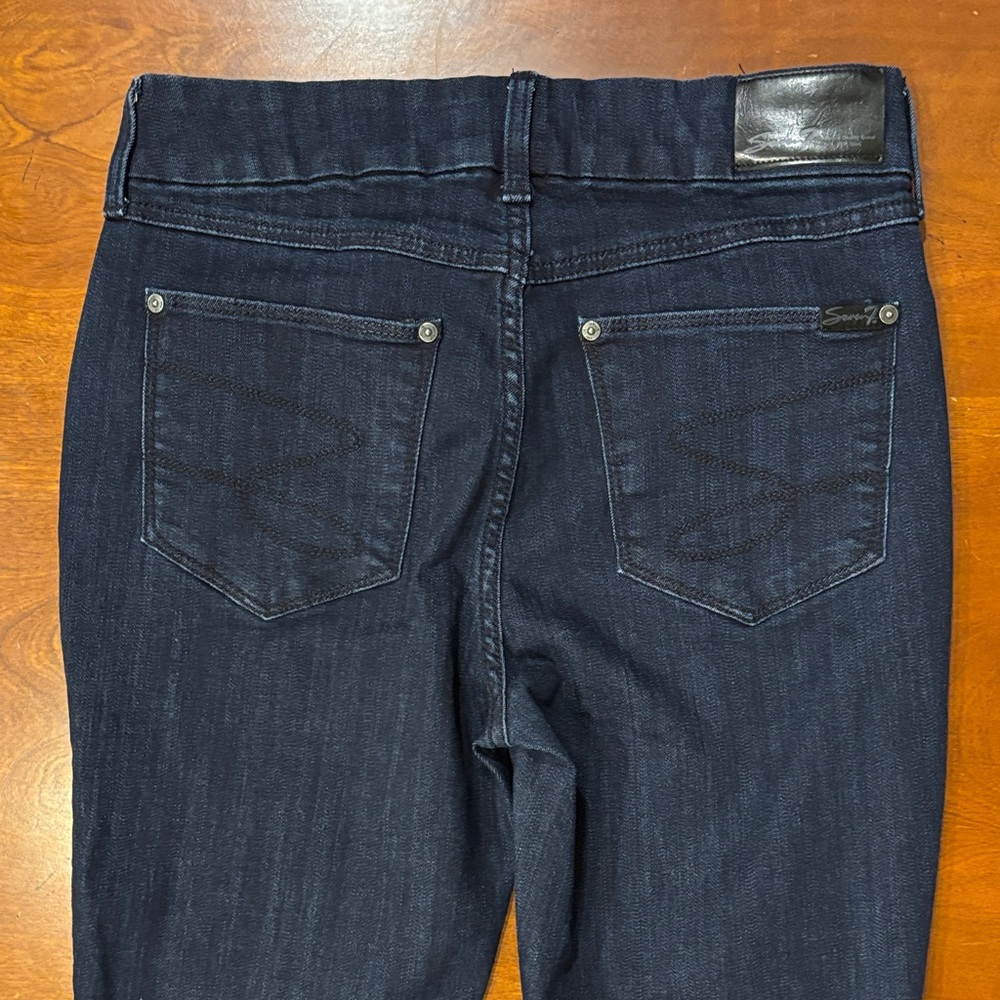 Seven7‎ Women's Deep Indigo Tummyless High Rise Skinny Jeans. Like New.  8 - Picture 13 of 13
